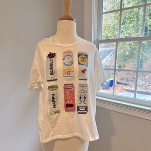 Queen of Sparkles Embellished Tee : Size L